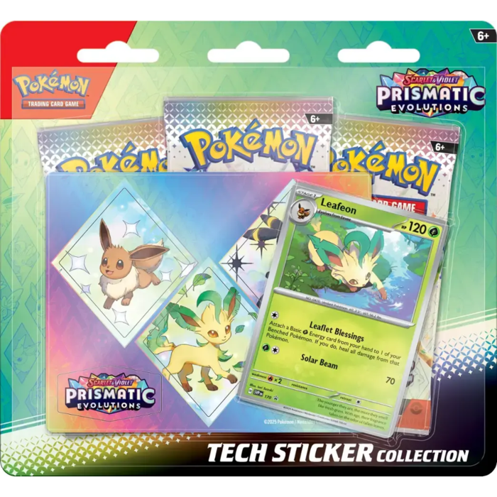 The Pokemon Company International Pokemon TCG - Scarlet & Violet: Prismatic Evolutions Tech Sticker Collection -