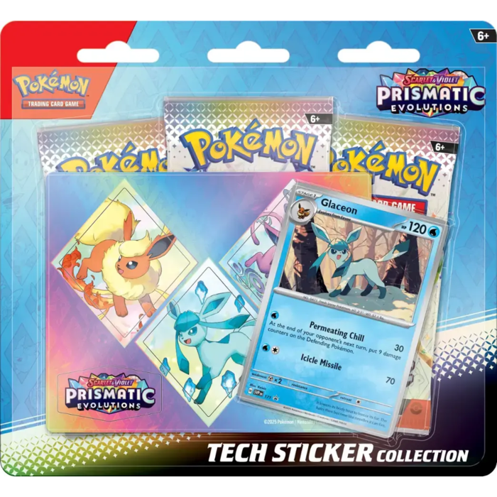 The Pokemon Company International Pokemon TCG - Scarlet & Violet: Prismatic Evolutions Tech Sticker Collection -