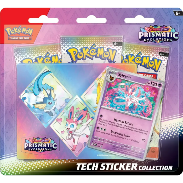 The Pokemon Company International Pokemon TCG - Scarlet & Violet: Prismatic Evolutions Tech Sticker Collection -