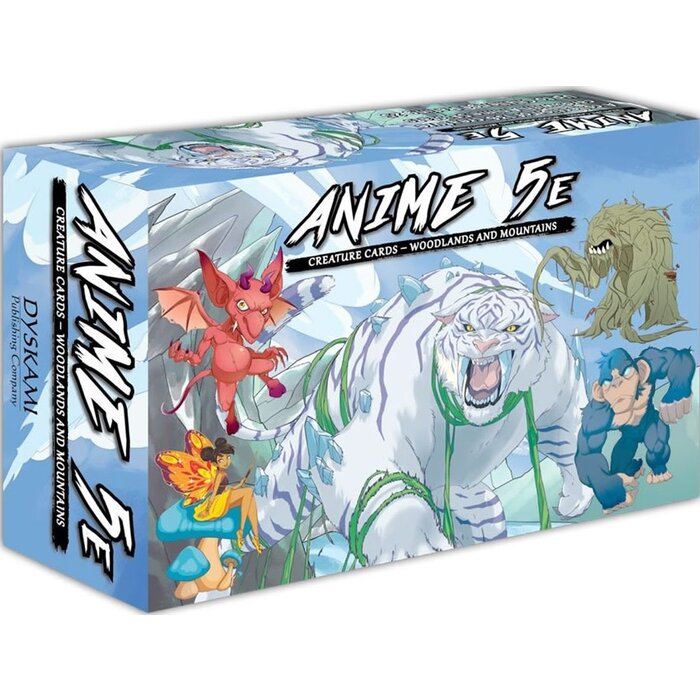 Dyskami Anime 5E: Creature Cards – Woodlands & Mountains