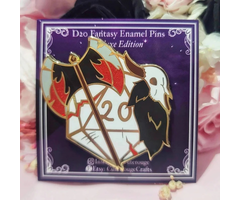 Adventure Dice Cute Rouge Crafts Enamel Pin -
