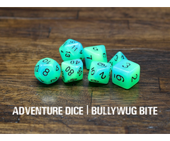 Adventure Dice 7-Piece RPG Dice Set: Bullywug Bite
