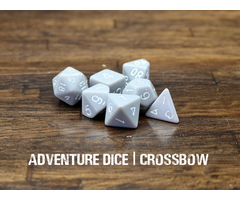 Adventure Dice 7-Piece RPG Dice Set: Crossbow