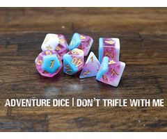 Adventure Dice 7-Piece RPG Dice Set: Don’t Trifle With Me
