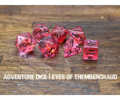 Adventure Dice 7-Piece RPG Dice Set: Eyes of Themberchaud