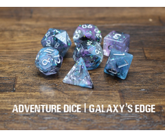 Adventure Dice 7-Piece RPG Dice Set: Galaxy’s Edge