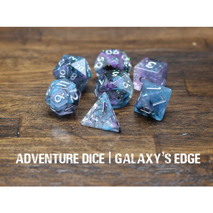 Adventure Dice 7-Piece RPG Dice Set: Galaxy’s Edge