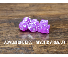 Adventure Dice 7-Piece RPG Dice Set: Mystic Armour