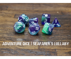 Adventure Dice 7-Piece RPG Dice Set: Seafarer’s Lullaby