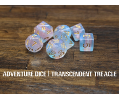 Adventure Dice 7-Piece RPG Dice Set: Transcendent Treacle