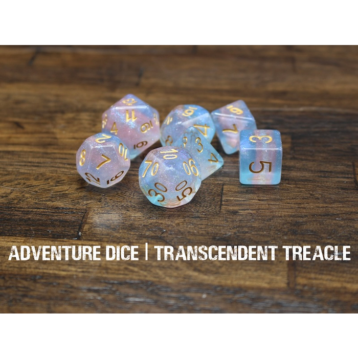 Adventure Dice 7-Piece RPG Dice Set: Transcendent Treacle