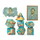 7-Piece RPG Dice Set: Van Gogh Dice - Self Portrait