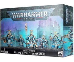 Games Workshop Warhammer 40K: Chaos Space Marines (Thousand Sons) - Scarab Occult Terminators