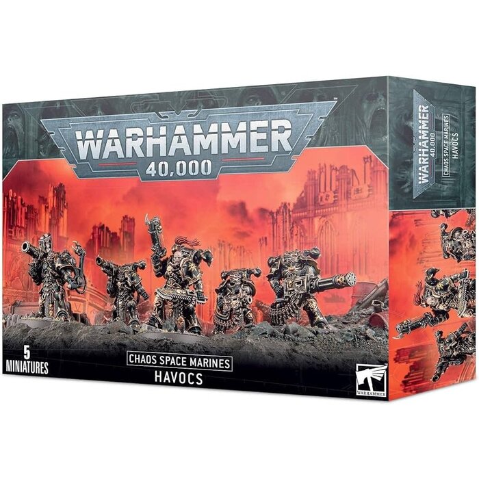 Games Workshop Warhammer 40K: Chaos Space Marines - Havocs