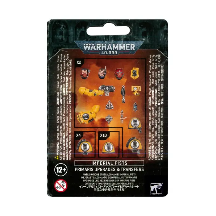 Games Workshop Warhammer 40K: Space Marines (Imperial Fists) - Primaris Upgrades and Transfers