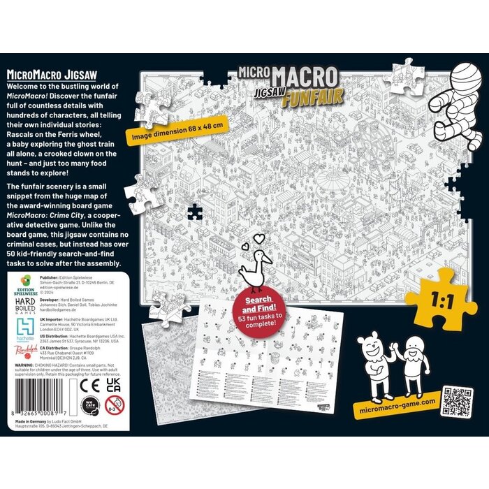 Misc Puzzle 500 pcs - MicroMacro Jigsaw Puzzle - Funfair