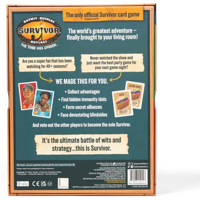 Exploding Kittens Survivor: The Tribe Has Spoken