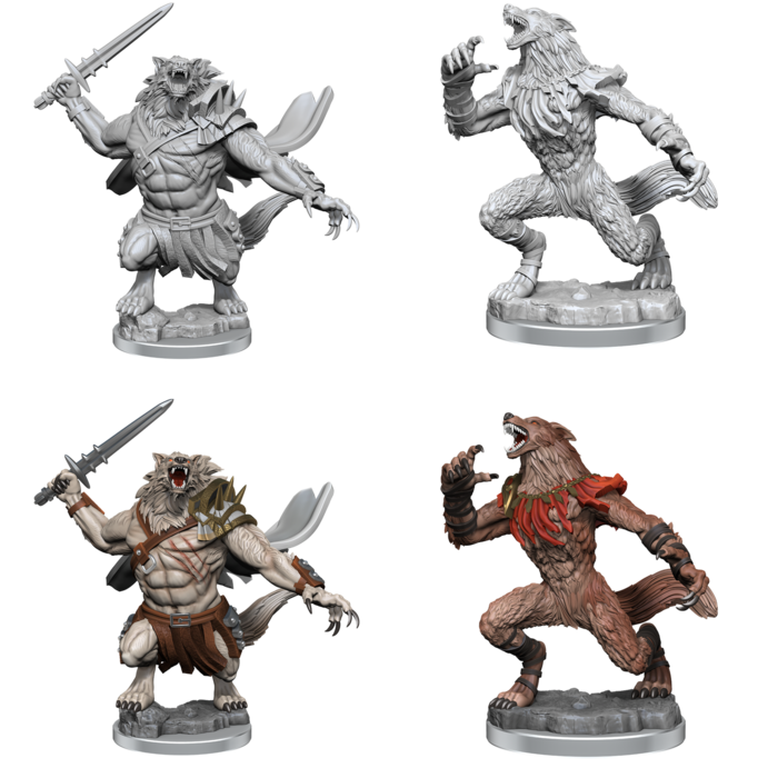 Wizkids/NECA LLC Magic the Gathering Miniatures: Arlinn Kord &Tovolar