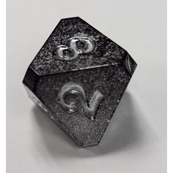 Die Hard Dice 7-Piece RPG Dice Set: Shadowland with Silver