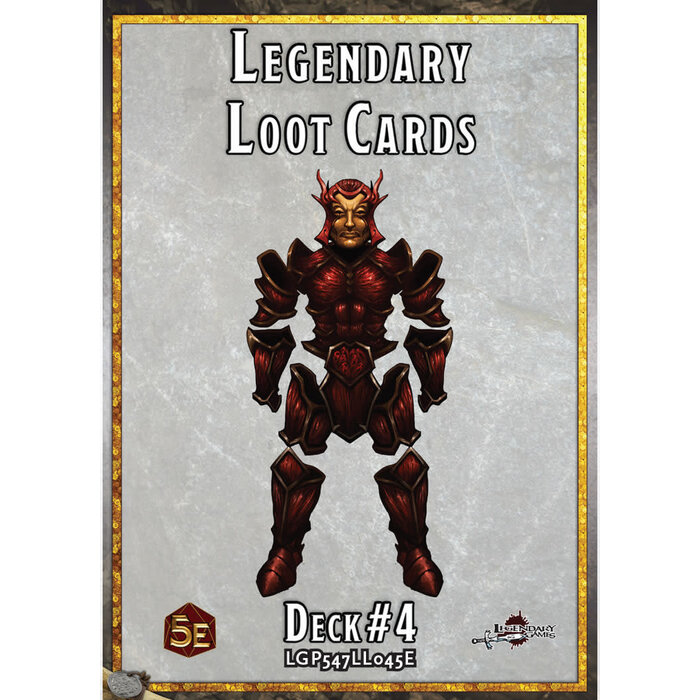 Legendary Games Legendary Loot Deck (5E) -
