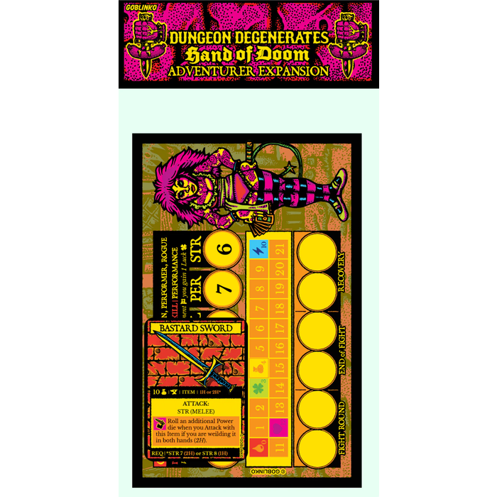 Misc Board Games Dungeon Degenerates: Adventurer Expansion