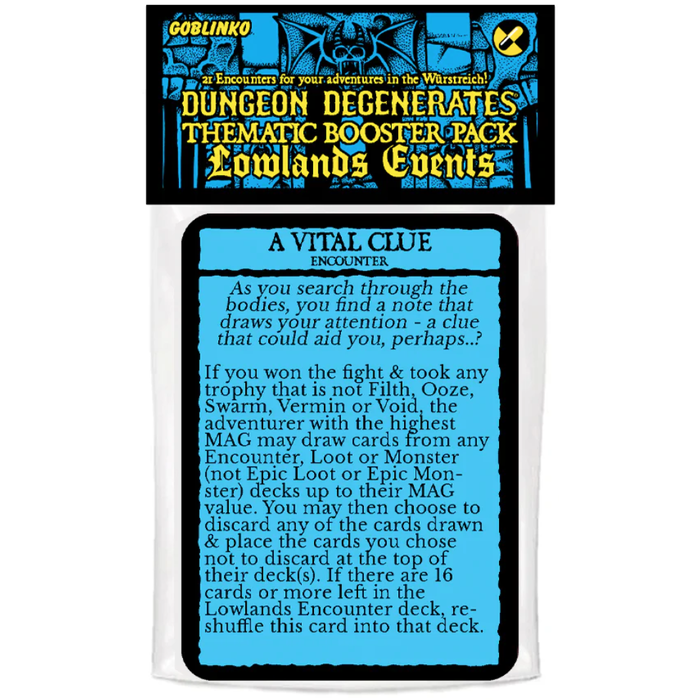 Misc Board Games Dungeon Degenerates Booster -