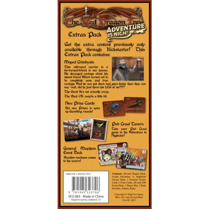 Slugfest Games Red Dragon Inn: Adventure is Nigh Extras Pack