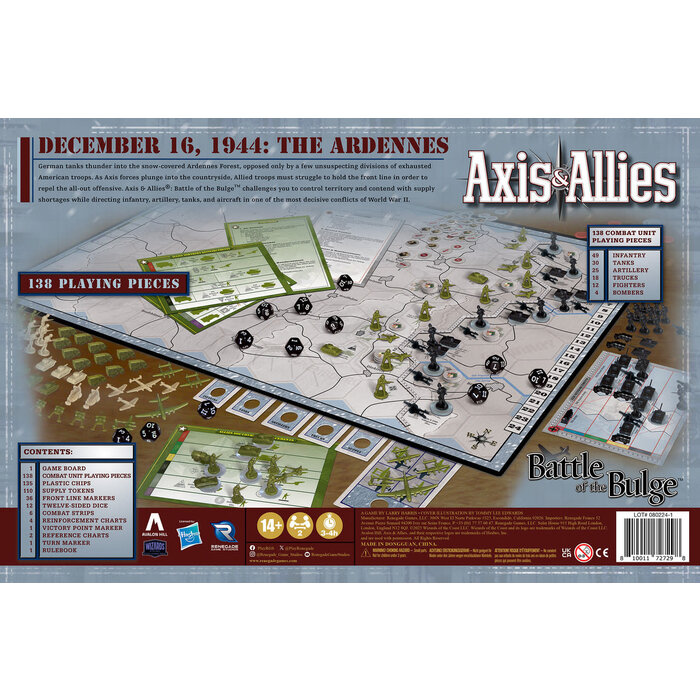 Renegade Game Studios Axis & Allies: Battle of the Bulge (2025 Edition)
