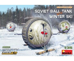 MiniArt Soviet Ball Tank with Winter Skies Model Kit (1:35 Scale)