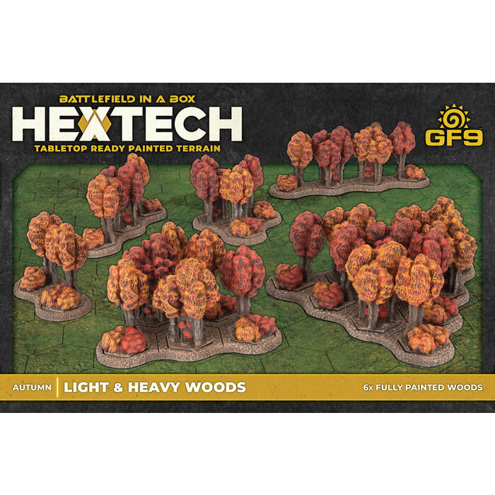 Gale Force Nine Battlefield in a Box: Hextech Autumn Woods Light & Heavy