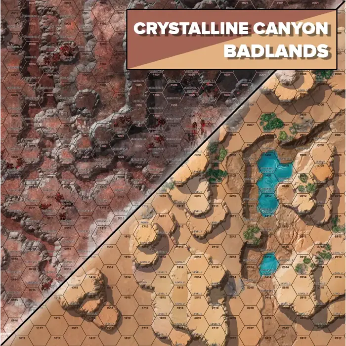 Catalyst Games Playmat - Battletech: Battle Mat Alien Worlds -