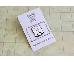 Mystery Dice Goblin Enamel Pin - Mystery Dice Goblin - Sarcasm +5