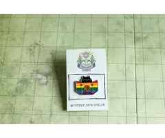 Mystery Dice Goblin Enamel Pin - Mystery Dice Goblin - Rainbow Dungeon Meowster