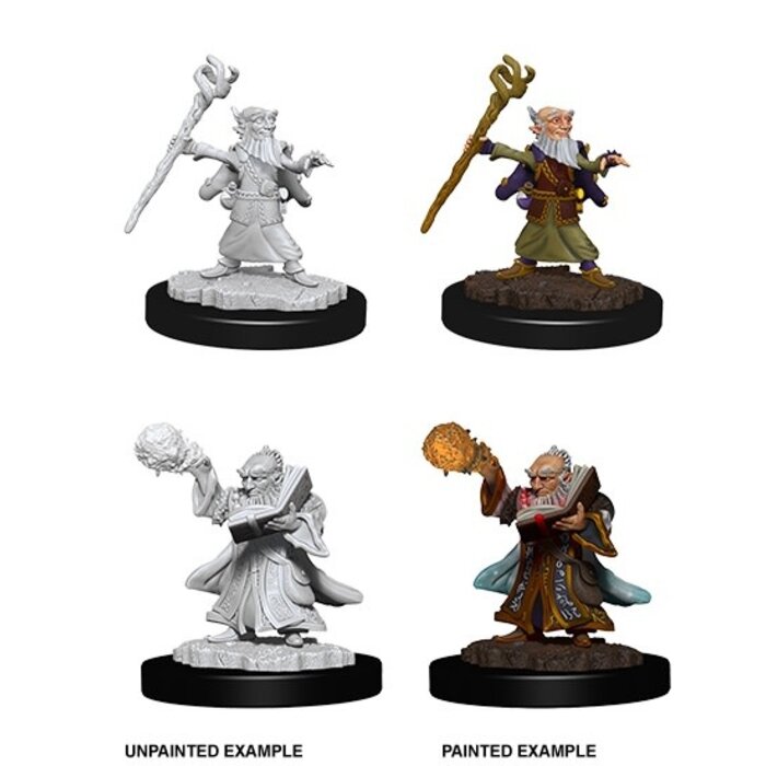 Wizkids/NECA LLC Nolzur's Marvelous Miniatures: Gnome Wizard Male