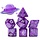 7-Piece RPG Dice Set: Mercurial - Saturn