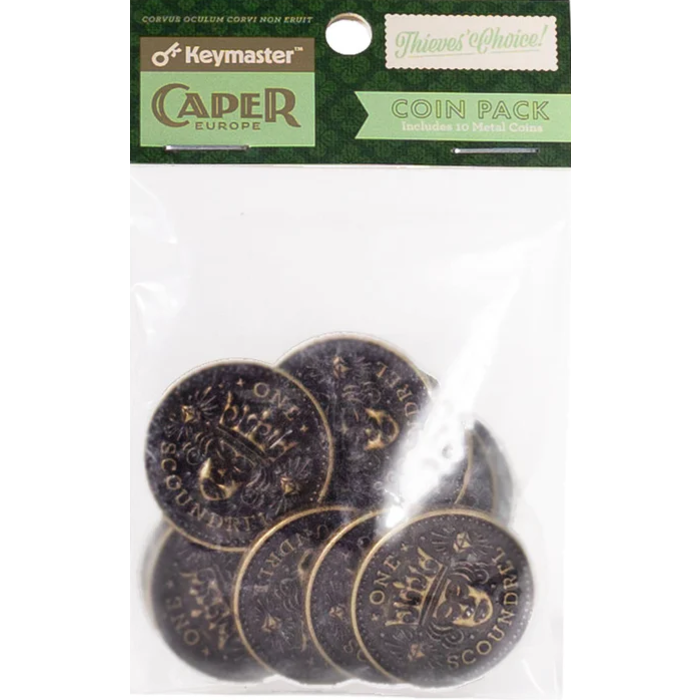 Keymaster Games Caper: Europe Metal Coin Pack