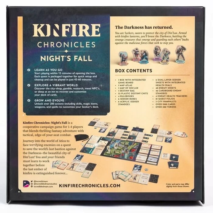 Incredible Dream Kinfire Chronicles: Night's Fall