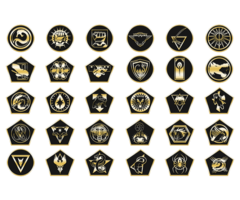 Catalyst Games Battletech: Black Challenge Coins (30-68):