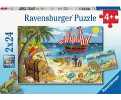 Ravensburger 2x24 pcs - Pirates and Mermaids