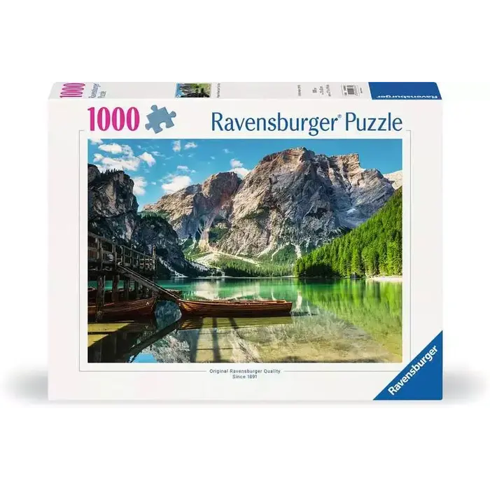 Ravensburger 1000 pcs - Pragser Wildsee, South Tyrol, Italy