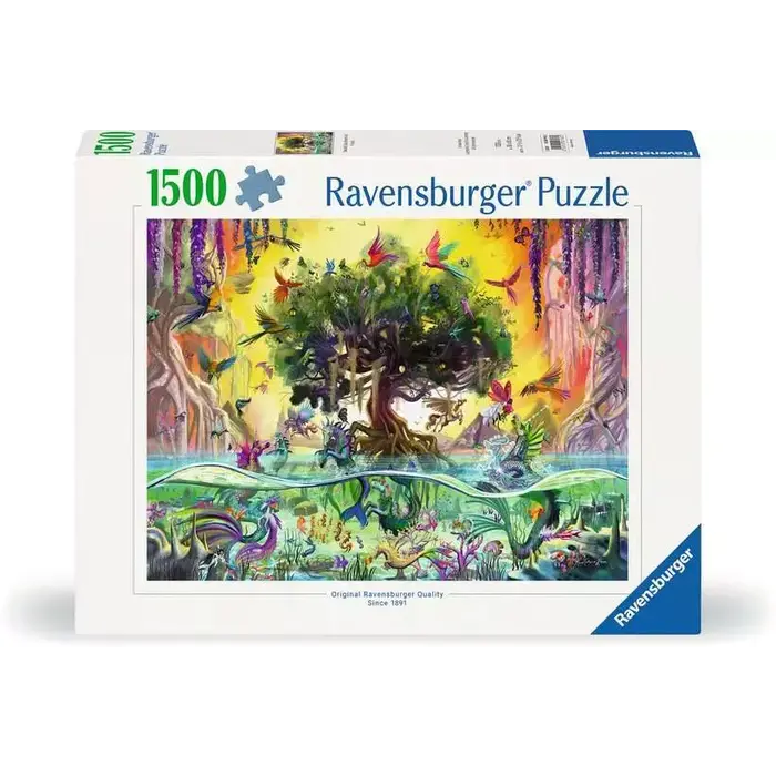 Ravensburger 1500 pcs - Beautiful Sea Unicorn & Friends