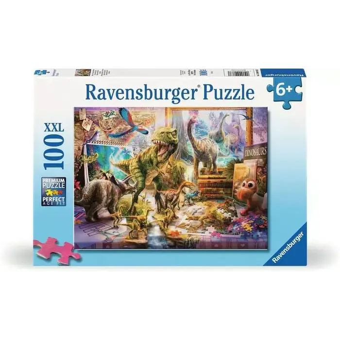 Ravensburger 100 pcs - Dinosaur Escape (XXL)