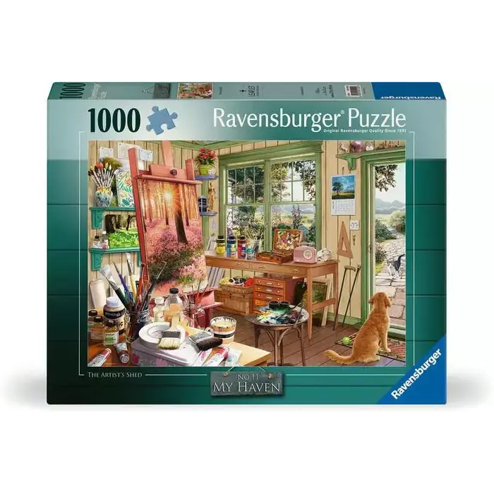 Ravensburger 1000 pcs - My Haven: Artist's Shed