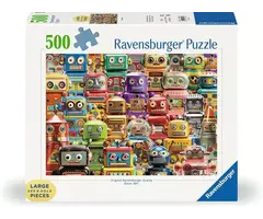 Ravensburger 500 pcs - Retro Robots (Large Piece Format)