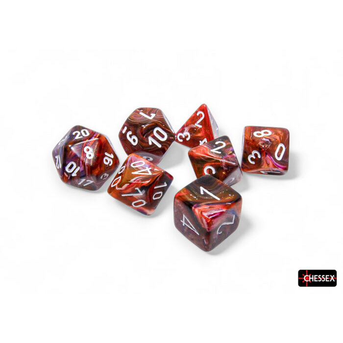 Chessex 7-Piece RPG Dice Set: Menagerie 11 -