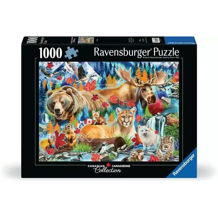 Ravensburger 1000 pcs - Canadian Collection: Wild Canada