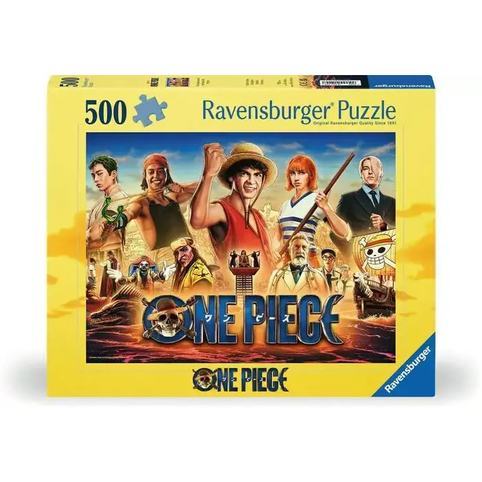 Ravensburger 500 pcs - One Piece: The Adventures of the Straw Hat Pirates