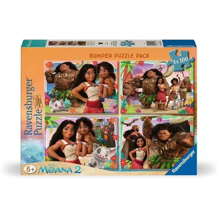 Ravensburger 4x100 pcs - Moana 2