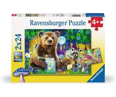 Ravensburger 2x24 pcs - Lovable Woodland Friends