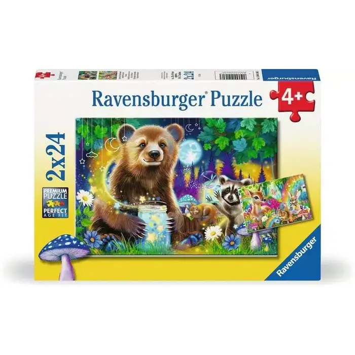 Ravensburger 2x24 pcs - Lovable Woodland Friends